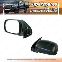 LH Black Manual Door Mirror for Toyota Hilux TGN16 26 KUN16 26 GGN15 25 05-11