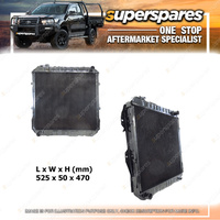 Superspares Manual Diesel Radiator for Toyota Hilux RN130 SERIES 10/1991-09/1997