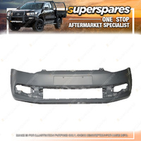 Superspares Front Bar Cover for Volkswagen Polo 6R No Washer Jet & Sensor Holes