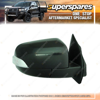 Superspares LH Black E/ Door Mirror With Blinker Auto Fold for Ford Ranger PX
