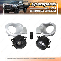 Superspares Fog Lamp Set for Ford Ranger PX 09/2011-05/2015 Brand New