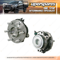Superspares Front Wheel Hub for Nissan Navara D40 2WD Spain Built-With Abs