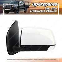 Superspares Left Door Mirror With Lamp Folding for Isuzu D Max Without Heated