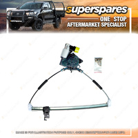 Superspares LH Rear Electric Window Regulator With Motor for Mazda 3 BK 04-08