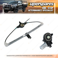 Left Hand Side Rear Window Regulator for Mazda 3 BL 01/2009-01/2014 With Motor