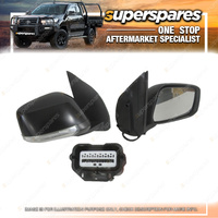 Right Electric Door Mirror for Nissan Pathfinder R51 Black Withled Blinker