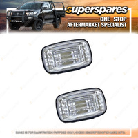 Crystal Guard Repeater for Toyota Land Cruiser 80 Series 05/1990-03/1998 Pair