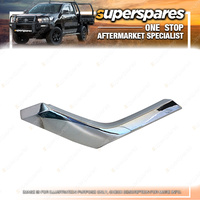 Superspares Front Bumper Bar Mould Left Hand Side for Mitsubishi Pajero QE