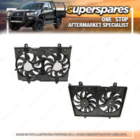 Superspares Dual Radiator Fan Diesel Type for Nissan Xtrail T31 09/2007-02/2014