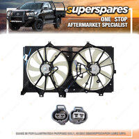 1 piece of Superspares Radiator Fan for Toyota Aurion GSV50 2012-ON