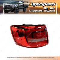 Superspares Tail Light Hand Side Outer for Volkswagen Jetta 1B Clear Red
