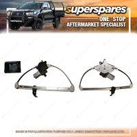 Superspares Rear Right Hand Side Window Regulator for Mazda 2 DJ DL 09/2014-2023