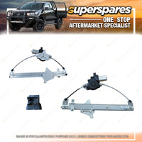 Superspares Front Right Hand Side Window Regulator for Mazda CX-3 DK 01/2015-On