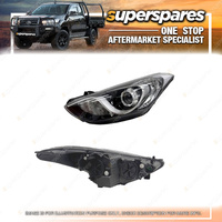 Superspares Left Hand Side Headlight for Hyundai I30 GD 05/2012-02/2017