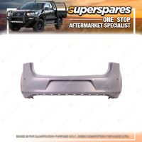 Superspares Rear Bar Cover for Volkswagen Golf MK7 5G 12-17 With 4 Sensor Holes