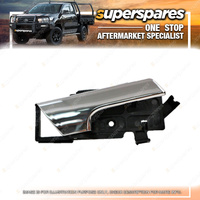 Superspares RH Door Handle Inner for Holden Barina TK 2005-2011 Chrome Lever