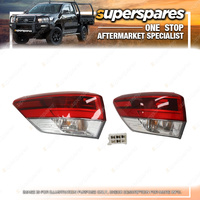 Superspares LH Outer Tail Light for Toyota Kluger GSU50 GSU55 10/2016-12/2019