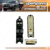 Superspares Front Window Switch for Toyota Landcruiser UZJ VDJ 200 URJ202