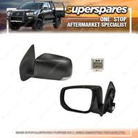 Superspares LH Door Mirror for Isuzu D-Max TFS 2012-2016 Non Folding Heated