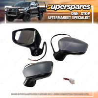 Superspares Left Hand Side Door Mirror for Mazda 3 BM 11/2013-04/2016 7 Pins