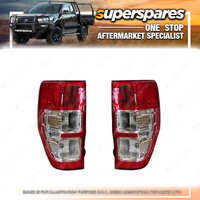 Right & Left Tail Light for Ford Ranger PX Non Smoky Type 09/2011-ONWARDS