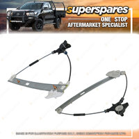 Right & Left Front Electric Window Regulator Without Motor for Mazda 3 BK