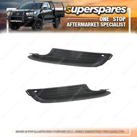 RH & LH Front Bar Insert Under Fog Lamp Cover for Volkswagen Golf Tsi Tdi MK7