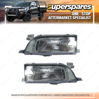 Right & Left Hand Side Headlights for Holden Nova LG 10/1994-08/1996