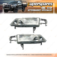 Right & Left Hand Side Headlights for Honda Accord CD 10/1993-10/1995