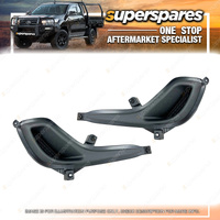 Right & Left Hand Side Fog Light Covers for Hyundai Accent RB 07/2011-2019