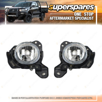 Right & Left Hand Side Fog Lights for Mazda CX-5 KE 02/2012-10/2014