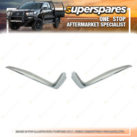 Right & Left Front Upper Bar Moulds for Mitsubishi Eclipse Cross YA 2017-2020