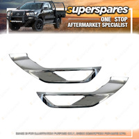 Right & Left Front Lower Bar Moulds for Mitsubishi Outlander ZM 08/2021-On