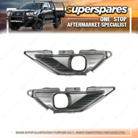 Right & Left Hand Side Fog Light Covers for Mitsubishi Outlander ZM 08/2021-On