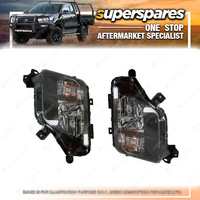 Right & Left Hand Side Fog Lights for Mitsubishi Triton MR 11/2018-11/2023