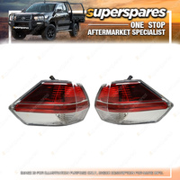 Right & Left Hand Side Outer Tail Lights for Nissan X-Trail T32 03/2014-01/2017