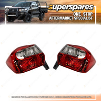 Right & Left Hand Side Tail Lights for Subaru XV G4X 01/2012-11/2015