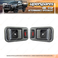 Right & Left Front Inner Door Handles for Suzuki Swift SF 01/1989-08/1991
