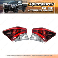 Right & Left Outer Tail Lights for Toyota Corolla ZRE182 03/2015-07/2018