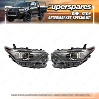 Right & Left Headlights for Toyota Corolla ZRE182 Hatchback 03/2015-07/2018