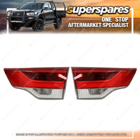 Right & Left Inner Tail Lights for Toyota Kluger GSU50 GSU55 10/2016-12/2019