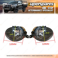 Right & Left Hand Side Fog Lights for Volkswagen Amarok 2H 02/2011-08/2016