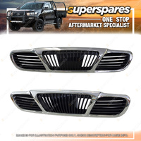 Superspares Front Bumper Grille for Daewoo Lanos 12/1999-12/2003 Accessory