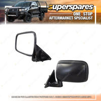 Superspares Left Manual Door Mirror for Ford Courier PC 06/1985-04/1996