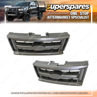 Superspares Grey//Black Front Grille for Ford Ranger PK 05/2009-08/2011