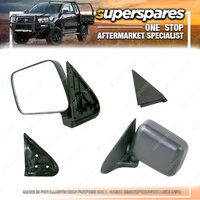 Superspares Left Manual Door Mirror for Holden Rodeo TF 01/1997-02/2003