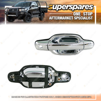 Right Chrome Front Outer Door Handle for Holden Rodeo RA 03/2003-09/2008