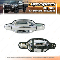 Superspares Left Rear Outer Door Handle for Holden Rodeo RA 03/2003-09/2008