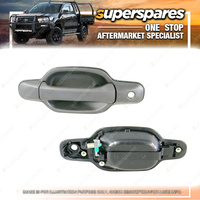 Left Front Outer Door Handle for Holden Rodeo RA Black 03/2003-09/2008