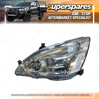Superspares Left Hand Side Headlight for Honda Accord CM 06/2003-01/2008